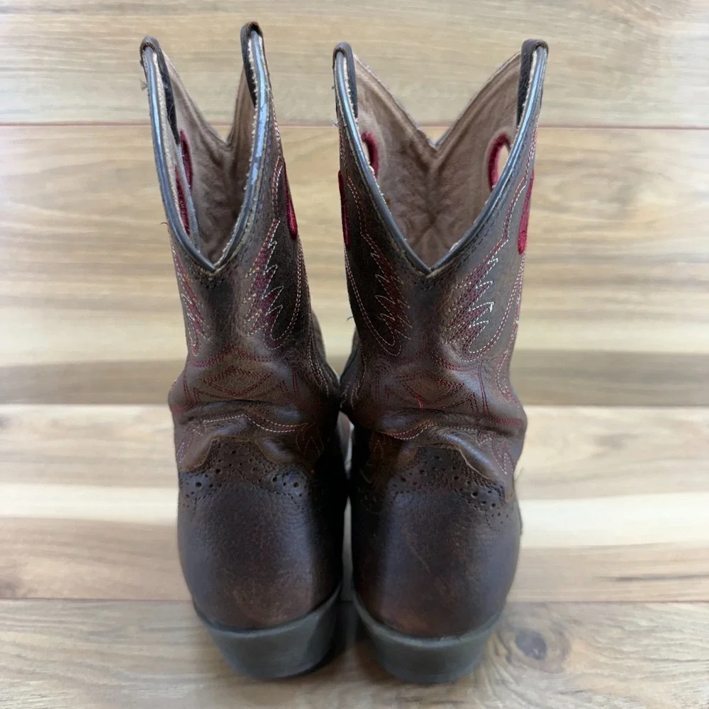 Ariat Heritage Roughstock Kids Youth Size 5.5 Western‎ Boots Square Toe